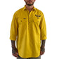 Mens long sleeve work shirt - Yellow