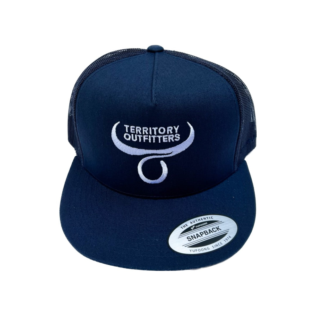 Territory Outfitters snapback cap - Navy Blue