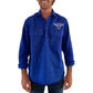 Mens long sleeve work shirt - Dark Blue