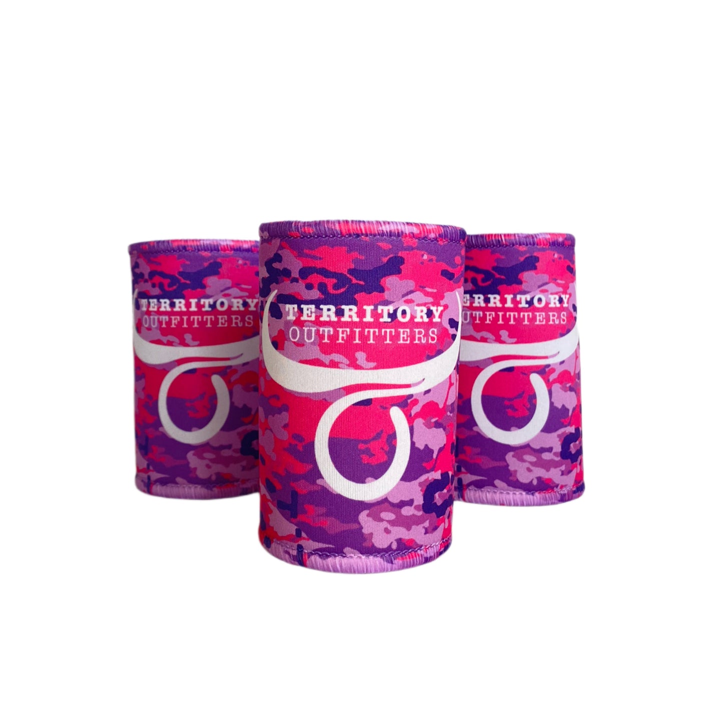 Territory Outfitters Stubby Cooler - Camo Pink