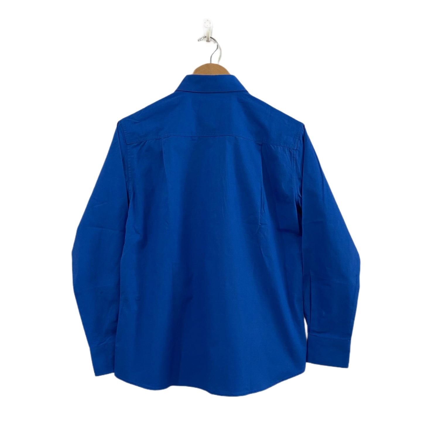 Womens long sleeve work shirt, no logo - Blue