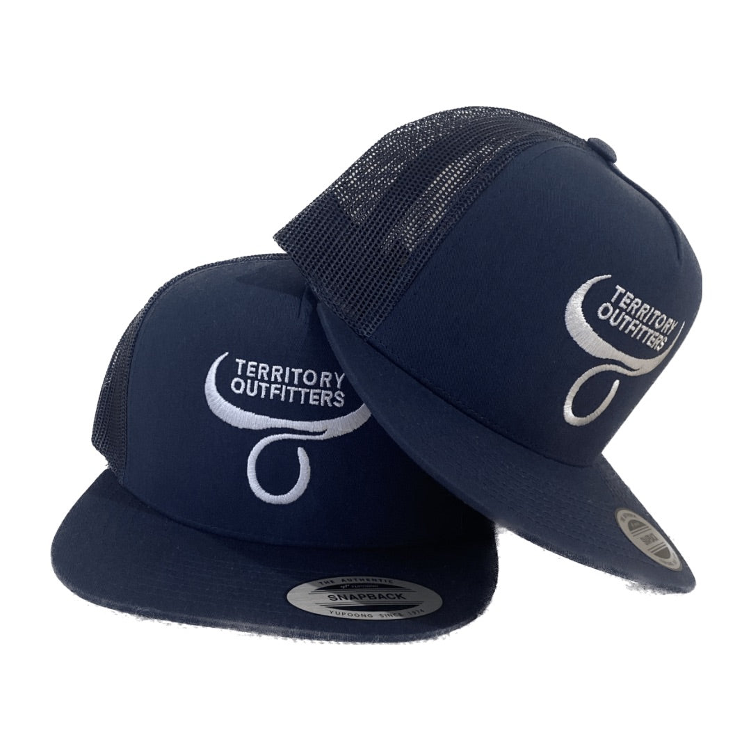 Territory Outfitters snapback cap - Navy Blue